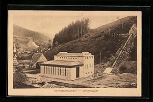 Image du vendeur pour Ansichtskarte Bettenhausen, Blick auf das Heimbachkraftwerk mis en vente par Bartko-Reher