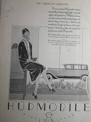 Imagen del vendedor de Advertisement for Hupmobile Automobile a la venta por Hammonds Antiques & Books