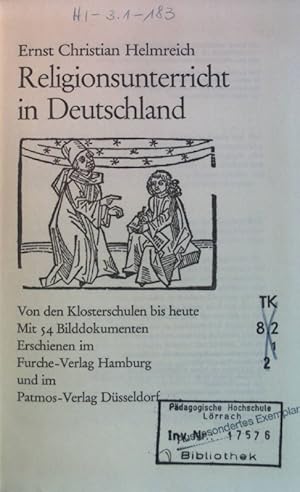 Imagen del vendedor de Religionsunterricht in Deutschland: Von den Klosterschulen bis heute. a la venta por books4less (Versandantiquariat Petra Gros GmbH & Co. KG)