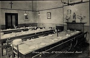 Ansichtskarte / Postkarte Yeovil Somerset England, St. Gilda's Convent, Dining Room