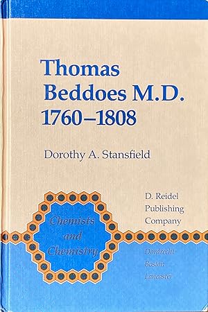 Bild des Verkufers fr Thomas Beddoes M.D. 1769-1808: chemist, physician, democrat zum Verkauf von Acanthophyllum Books