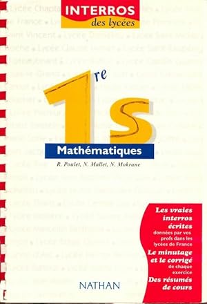 Math?matiques 1re S - Collectif