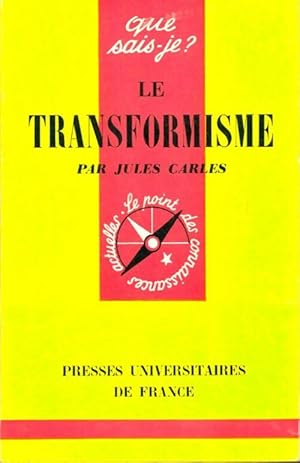 Le transformisme - Jules Carles