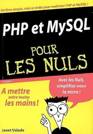 Imagen del vendedor de PhP & MySQL pour les nuls - Janet Valade a la venta por Book Hmisphres