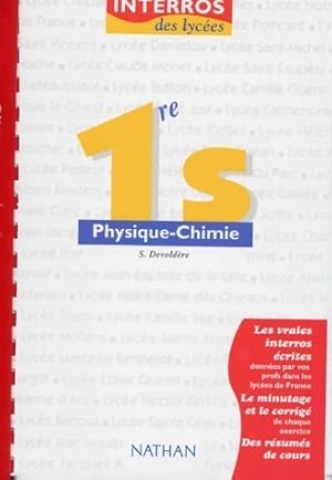 Physique-chimie 1 re S - S. Devold re