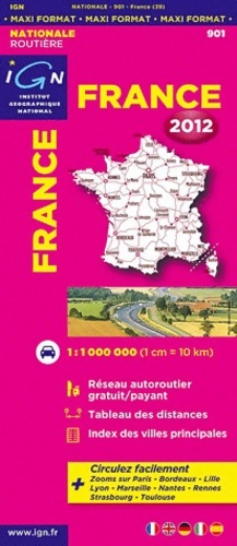 901 France 2012 1/1m - Ign
