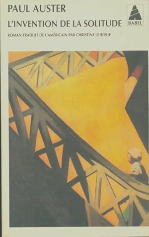 Bild des Verkufers fr L'invention de la solitude - Paul Auster zum Verkauf von Book Hmisphres