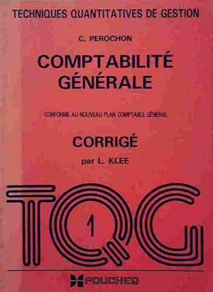 Comptabilit  g n rale. Corrig  - C. P rochon