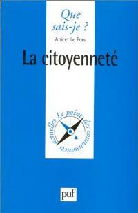 Bild des Verkufers fr La citoyennet? - Anicet Le Pors zum Verkauf von Book Hmisphres