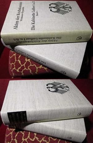 Bild des Verkufers fr Akten der Reichskanzlei : Weimarer Republik: Die Kabinette Luther I und II. 15. Januar 1925 bis 20. Januar 1926, 20. Januar 1926 bis 17. Mai 1926. 2 Bnde. zum Verkauf von Antiquariat Clement