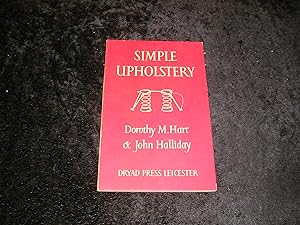 Seller image for Simple Upholstery for sale by Yare Books