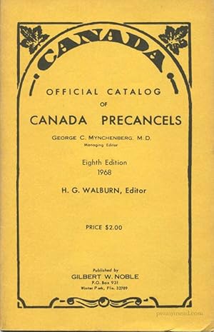 Seller image for Official Catalog of Canada Precancels. for sale by Pennymead Books PBFA