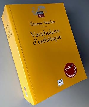 Vocabulaire d'esthétique