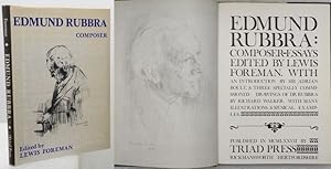 EDMUND RUBBRA: Composer-Essays. An Introduction by Sir Adrian Boult.