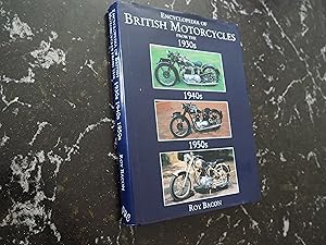 Seller image for ENCYCLOPEDIA OF BRITISH MOTORCYCLES FROM THE 1930'S for sale by Ron Weld Books