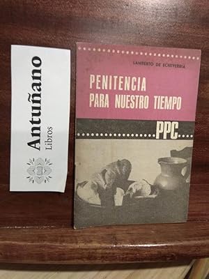 Bild des Verkufers fr Penitencia para nuestro tiempo zum Verkauf von Libros Antuano