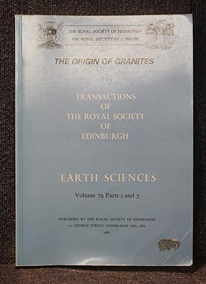 The Origin of Granites a Symposium Celebrating the Bicentenary of the Work of James Hutton Organi...