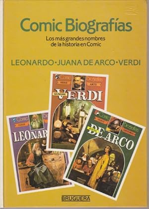 Imagen del vendedor de COMIC BIOGRAFIAS LEONARDO - JUANA DE ARCO - VERDI. TOMO 2 a la venta por LIBRERIA TORMOS