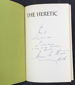 Immagine del venditore per The Heretic, SIGNED & INSCRIBED TO HIS WIFE venduto da Knights Rare Books (Est. 1994)