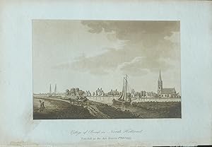 Bild des Verkufers fr Village of Broek in North Holland. Original Aqua Tinta Engraving. zum Verkauf von Meiwes