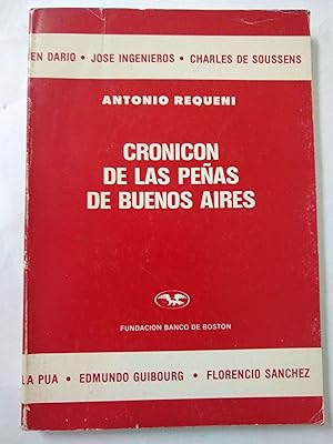 Bild des Verkufers fr Cronicon de las peas de Buenos Aires zum Verkauf von Libros nicos