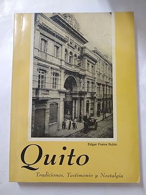 Seller image for Quito for sale by Libros nicos