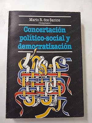 Seller image for Concertacion politico social y democratizacion for sale by Libros nicos