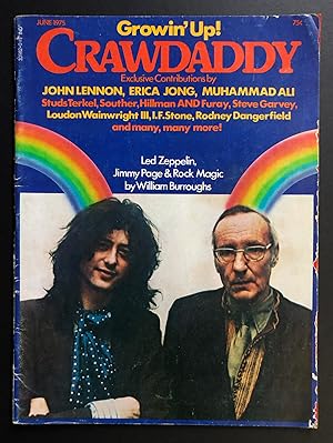 Immagine del venditore per Crawdaddy (June 1975) - includes an interview with Jimmy Page by William S. Burroughs venduto da Philip Smith, Bookseller