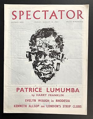 Image du vendeur pour The Spectator Number 6894 (August 12, 1960) - includes cover story on Patrice Lumumba mis en vente par Philip Smith, Bookseller