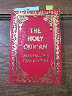 Immagine del venditore per The Holy Qur'an with English Translation venduto da Stillwaters Environmental Ctr of the Great Peninsula Conservancy