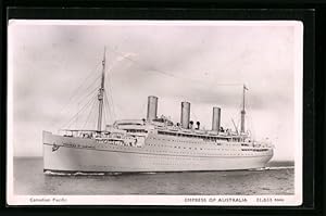 Bild des Verkufers fr Ansichtskarte Passagierschiff Empress of Australia, Canadian Pacific zum Verkauf von Bartko-Reher