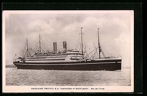 Bild des Verkufers fr Ansichtskarte Passagierschiff SS Empress of Scotland, Canadian Pacific zum Verkauf von Bartko-Reher