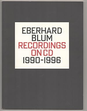 Recordings on CD 1990-1996