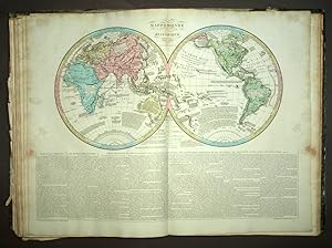 ATLAS DE LESAGE ATLAS GENEALOGIQUE, CHRONOLOGIQUE ET GEOGRAPHIQUE 1823