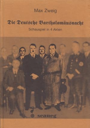 Imagen del vendedor de Die deutsche Bartholomusnacht: Schauspiel in 4 Akten. Mit Ill. v. Bold u. einem Nachwort v. Harald Weinrich. (= Theater-Lit 6). a la venta por Buch von den Driesch