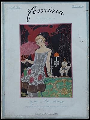 FEMINA - AVRIL 1921 - MODE, GEORGE BARBIER, PAUL POIRET, LANVIN, PREMET