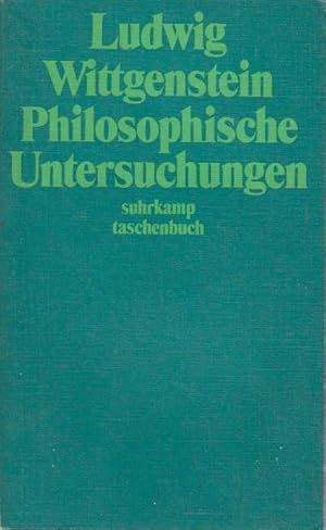 Bild des Verkufers fr Philosophische Untersuchungen. zum Verkauf von Bcher bei den 7 Bergen