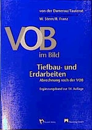 Seller image for VOB im Bild. Tiefbau- und Erdarbeiten: Cplt. Paket + Erg.-Bd 1998 (Fachbuch Bau) for sale by unifachbuch e.K.