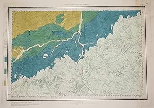 Ordnance Survey MAP SHEET XLVI (46) N.E North Hertfordshire Geological Survey of England & Wales ...