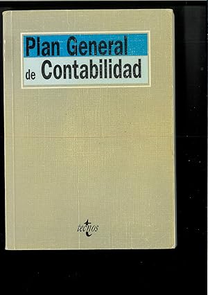 Imagen del vendedor de Plan General De Contabilidad a la venta por Papel y Letras