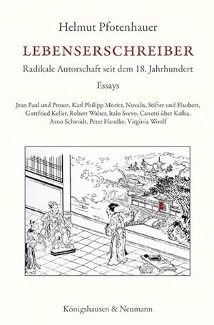 Bild des Verkufers fr Lebenserschreiber : Radikale Autorschaft seit dem 18. Jahrhundert. Essays zum Verkauf von AHA-BUCH GmbH
