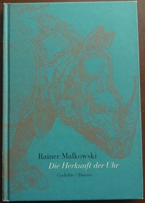 Seller image for Die Herkunft der Uhr. [Gedichte]. for sale by buch-radel
