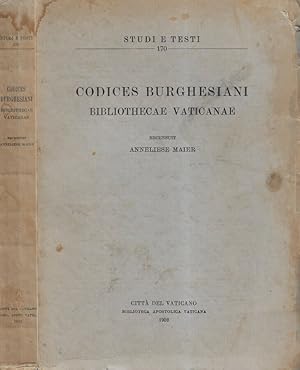 Bild des Verkufers fr Codices burghesiani bibliothecae vaticanae zum Verkauf von Biblioteca di Babele