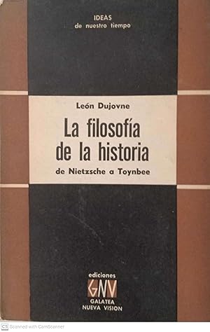 Imagen del vendedor de La filosofa de la historia de Nietzsche a Toynbee a la venta por Llibres Capra