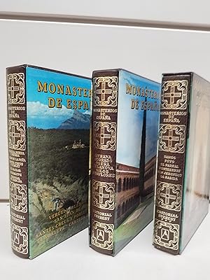 MONASTERIOS DE ESPAÑA (3 TOMOS CON ESTUCHE ILUSTRADO)