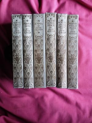 Image du vendeur pour The Series of English Idylls : Northanger Abbey. 1907 : Pride and Prejudice. 1907 : Sense & Sensibility. 1908 : Mansfield Park. 1908 : Persuasion. 1909 : Emma. 1909. mis en vente par Patrick Pollak Rare Books ABA ILAB