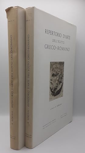 Bild des Verkufers fr Repertorio d'arte dell'egito greco-romano. Serie A. Volumes 1 & 2. zum Verkauf von Librairie Le Trait d'Union sarl.