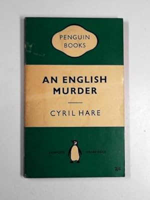 Imagen del vendedor de An English murder a la venta por Cotswold Internet Books