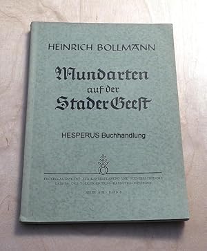 Bild des Verkufers fr Mundarten auf der Stader Geest zum Verkauf von HESPERUS Buchhandlung & Antiquariat