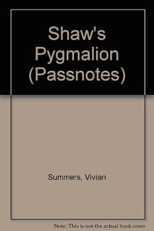 Seller image for Penguin Passnotes: Pygmalion (Passnotes S.) for sale by WeBuyBooks 2